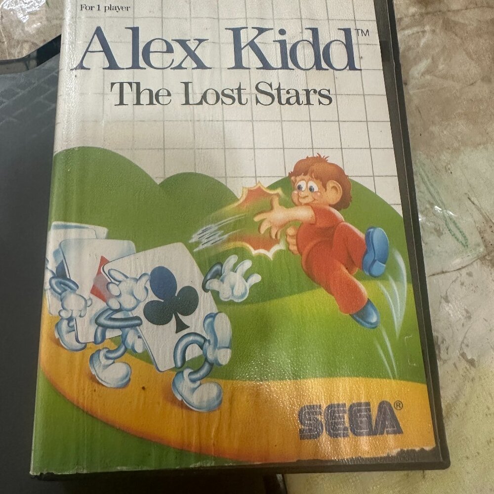 Alex Kidd the Lost Stars Sega Master System CIB